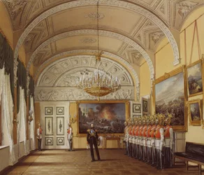 Interieurs van het Winterpaleis. De Wachtkamer, 1864