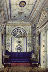 De Blauwe Studie in het Grote Paleis in Tsarkoye Selo, voor 1840