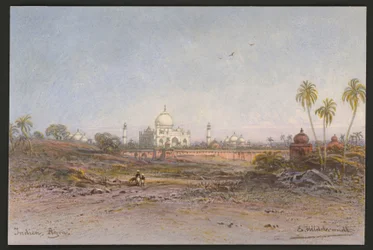 Uitzicht op Agra