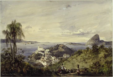De baai van Rio de Janeiro met de Corcovado