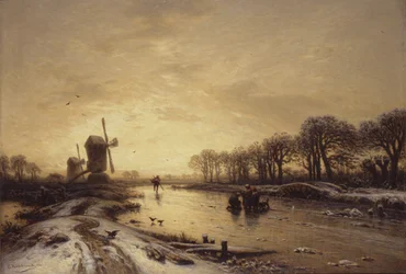 Het Spreewoud in de winter