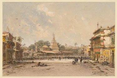 Straat in Bombay