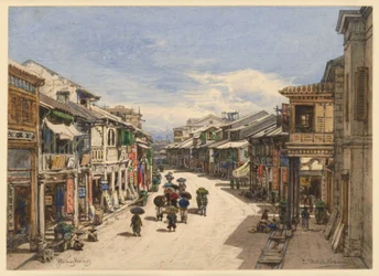 Straat in Hongkong