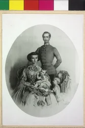 Keizer van Oostenrijk met familie Franz Joseph I