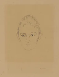 Uit de map "Uit het huis van Max Linde": Marie Linde