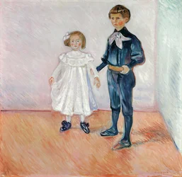 Erdmute en Hans-Herbert Esche, door Munch, Edvard (1863-1944)