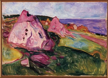 Landschap, Paarse Rotsen