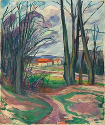 Landschap in Skøyen, 1920s