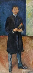 Zelfportret met penselen