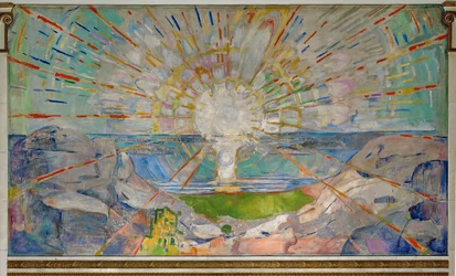 De zon (fresco)