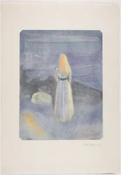 Jonge Vrouw op het Strand