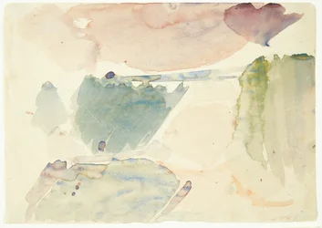 Kleurstudie voor het Langelinie-schilderij