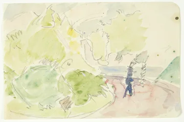 Kleurstudie voor het Langelinie Schilderij
