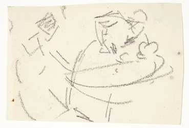 Figurenstudies voor het Langelinje-beeld