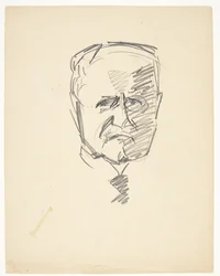 Studie voor portret van dr.med. Carl Lorentzen (1860-1932)