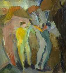 Twee Genii. Schets