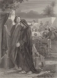 St. Johannes en de moeder van Jezus