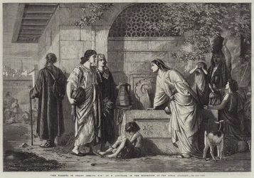 De ouders van Christus zoeken hem