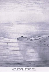 Hut Point vanaf Observation Hill