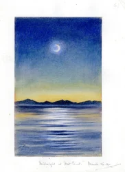 Middernacht bij Hut Point