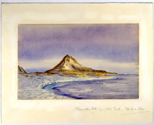 Observation Hill vanaf Hut Point, 1911