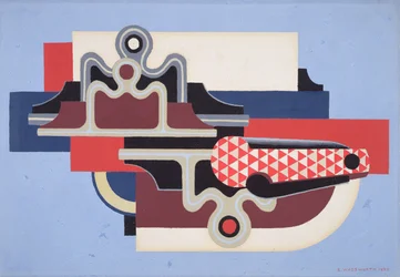 Abstract ontwerp met een zakmes