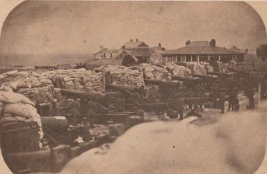 De evacuatie van Fort Sumter, april 1861, april 1861