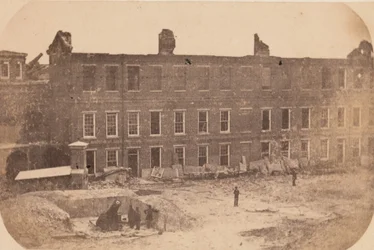 De evacuatie van Fort Sumter, april 1861