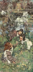 Meisjes en zwanen