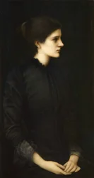 Portret van Amy Gaskell, 1893
