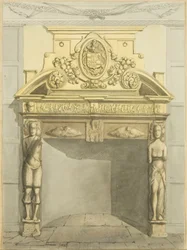 Schouw in de schoolkamer van wijlen Dr. Estlin, St. Michael