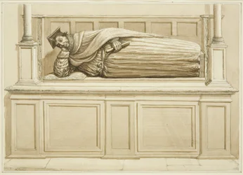 Beeld van Sir George Snygge in St Stephen