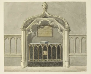 Monument voor Mary Grosett in de kathedraal van Bristol