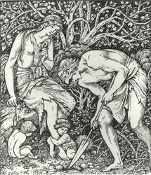 Adam en Eva (Arbeid: Toen Adam groef en Eva spon, wie was toen de heer?)