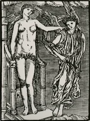 Venus stuurt Cupido naar Psyche