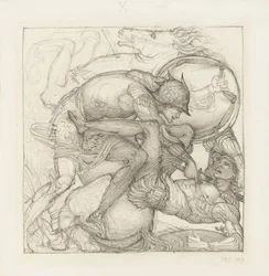 Aeneas verslaat Mezentius