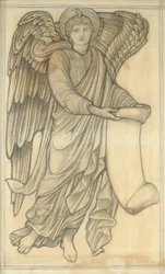 Engel met Rol - figuur nummer zes, 1880
