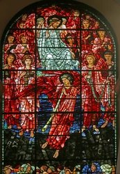Het Laatste Oordeel, 1885-1897 (glas-in-lood)