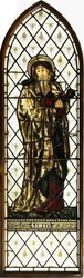 De Profeet Samuel, door Morris & Co, 1868