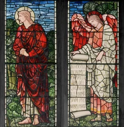 Sint Johannes en Engel met Rol