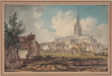 Kathedraal van Norwich vanuit het zuidoosten