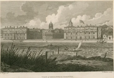 Uitzicht op Greenwich Hospital, Londen