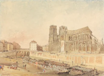 Notre Dame, Parijs, vanaf de Linkeroever