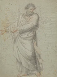 Studie voor de Figuur van St. Paulus