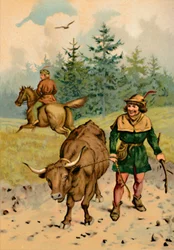 Hans en zijn Koe, 1901