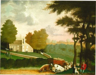 Het graf van William Penn, ca. 1847-1848 (olieverf op doek)