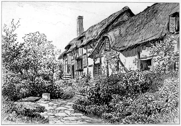 Anne Hathaways cottage in Shottery, Stratford-upon-Avon, Warwickshire