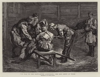 De Oorlog in het Oosten, na Alexinatz, het Rode Kruis aan het Werk