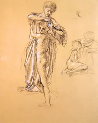 Studie voor Idle Fears (I), 1893