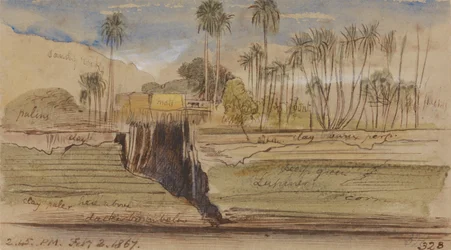 Tussen Ibreem en Wady Halfeh, 14:45 uur, 2 februari 1867 (328)